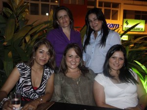 María Eugenia Alzate, Elizabeth Franco, Rosmery Franco, Blanca Gómez y Leonor González.
