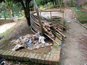 Gente de Cabecera ha denunciado en varias ocasiones el estado de abandono del parque Leones.