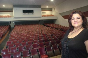 Sandra Barrera fue la gestora principal de la recuperación del teatro.