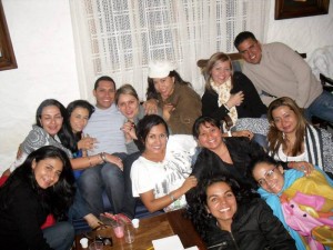 Melisa Madrigal Angarita celebró junto a un grupo de amigos su cumpleaños.