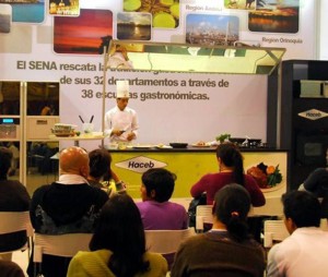 La VI Feria de la Gastronomía reunió a las escuelas de Gastro-nomía del país.