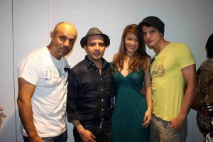 Ricardo De La Vega, Amaury Echenique, Tatiana Martínez y Sergio Lillo.