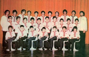Grupo Éxodo en 1977.