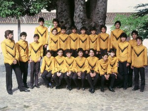 Grupo Éxodo en 1985.