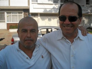 Juan José Gómez y Carlos Patiño, crecieron en el barrio y compartieron sus experiencias con la comunidad.