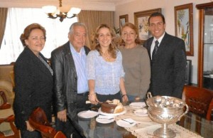Cecilia Mariño, José Gélvez, Margarita Ramírez Mariño, Luz Virginia Ramírez y Orlando José Ramírez.