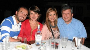 Juan Manuel Fortum, Lina Alejandra Carreño, Marcela Meneses y Juan Manuel Higuera.