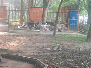 La basura es uno de los problemas mayores del parque Conucos.