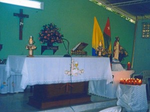 La capilla de Pan de Azúcar bajos pertenece a la parroquia del Espíritu Santo. (Suministrada Efraín Sánchez)