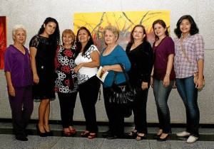 Rosario Pérez, Yovanna Uribe, Olga Celis, Omaira Jaimes, Sandy García, Amalia Ri-vera, Sandy Parra y Natalia Mendoza.
