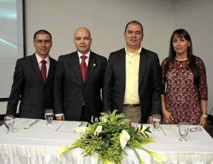 José Gregorio Fonseca, Sergio Isnardo Muñoz, Fernando Dueñez y Magda Milena Flórez.