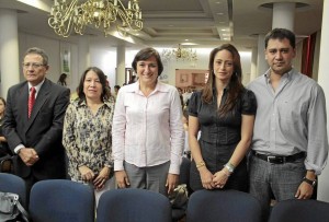 Eliseo Osorio, Yolanda Arboleda, Yolanda Otero, Silvia Cristina Reyes y Jairo Fabián Jaimes.