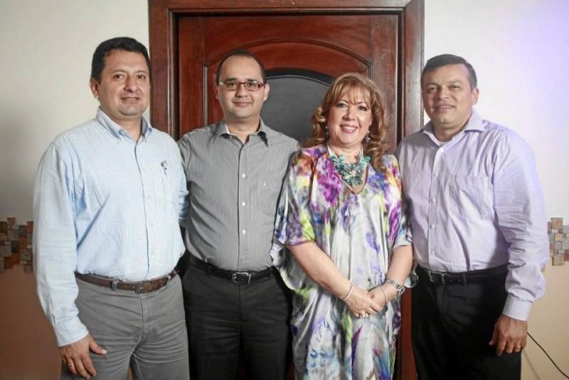 José Alejandro Sandoval Barbosa, Juan José Sanabria Díaz, Teresa Eugenia Prada González y Manuel Olago Villamizar.