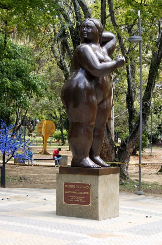 Así lucía la escultura recién restaurada, en diciembre de 2012.