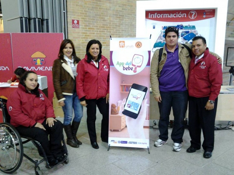 Los emprendedores estuvieron en Bogotá promocionando su aplicación. - Suministrada / GENTE DE CABECERA