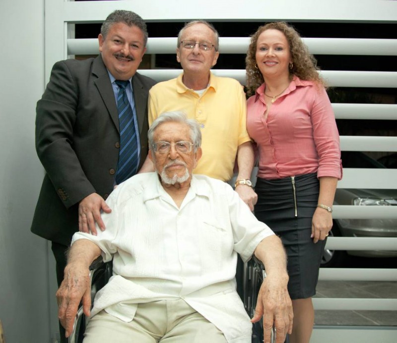 Antonio Bonilla, Fray José de Jesús Sedano, Fray Carlos Arturo Díaz y Maigret Pedraza. - Suministrada /GENTE DE CABECERA