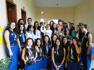 Este fue el equipo de baloncesto femenino ganador del segundo puesto en el XXXIX Departamental Supérate. - Suministrada / GENTE DE CABECERA