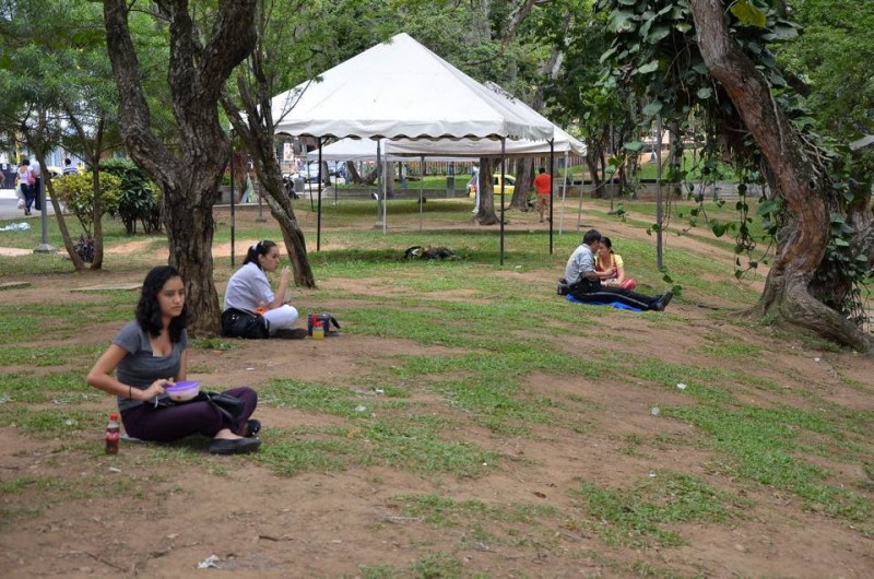El parque San Pío, aunque fue aseado luego de los eventos de la Feria, necesita con urgencia siembra de prado