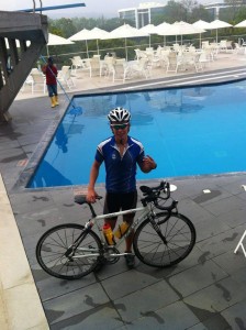 Semanalmente Sergio hace 20 mil metros de natación, 200 kilómetros de ciclismo y 50 kilómetros de atletismo. - Suministrada /GENTE DE CABECERA