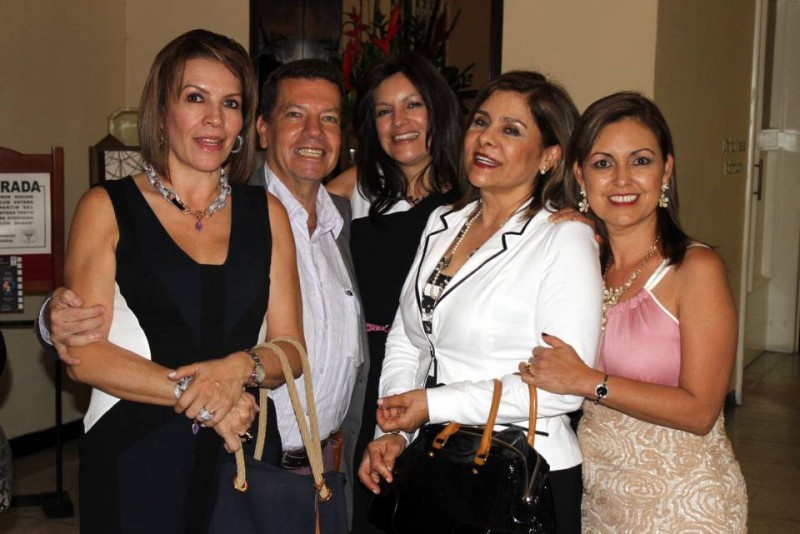 Marcela Duarte, Rodrigo Rodríguez, Lida Pinto, Irma Rueda y Martha Isabel Lozano.