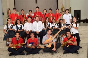 Estos son los jóvenes que componen el Ensamble Sinfónico San Pedro Claver. - Suministrada Johana Quintero / GENTE DE CABECERA