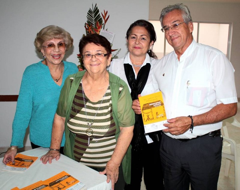 Eddy Correa, Gloria Ortiz Rangel, Alfredo Vesga y Gloria Helena Ortiz. - Javier Gutiérrez / GENTE DE CABECERA