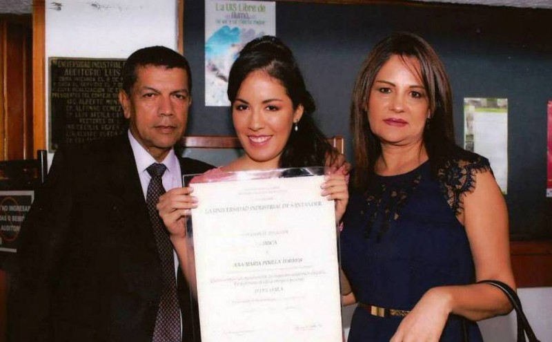 Edberto Pinilla Castellanos, Ana María Pinilla Torres y María Nectalia Torres de Pinilla. - Suministrada / GENTE DE CABECERA