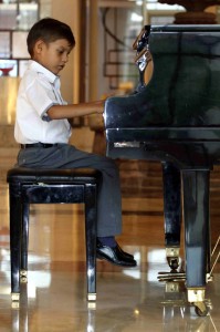 Archivo / GENTE DE CABECERA Cada vez son más los niños que eligen el piano como su instrumento preferido.