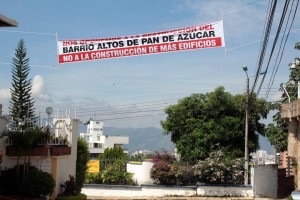 Esta semana residentes de Cabecera protestaron por la cantidad de proyectos de construcción que se adelantan en el sector. - Javier Gutiérrez / GENTE DE CABECERA