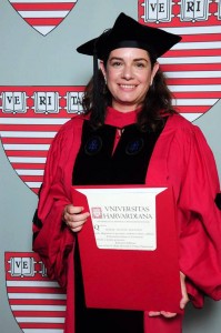 María Cecilia Acevedo Villalobos es egresada del colegio La Merced. Ahora se graduó como Doctora en Políticas Públicas de la Universidad de Harvard. - Suministrada / GENTE DE CABECERA 