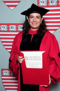 María Cecilia Acevedo Villalobos es egresada del colegio La Merced. Ahora se graduó como Doctora en Políticas Públicas de la Universidad de Harvard. - Suministrada / GENTE DE CABECERA