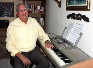Jaime Abuabara es además un reconocido pianista de la ciudad. - Archivo / GENTE DE CABECERA