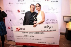 Andrea Danitza Ortiz Monsalve, de 25 años, fue la ganadora de la versión 2015 del Premio Mario Hernández.  - Suministrada / GENTE DE CABECERA