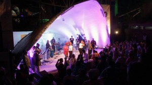 La concha acústica José A. Morales fue el lugar elegido para los festivales musicales de la feria