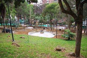 La remodelación del parque Los Sarrapios finalizaría en noviembre próximo. - Suministrada / GENTE DE CABECERA