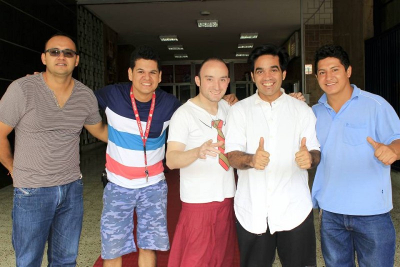 Jhon Frank Mejía, Déiber Rodríguez, Ernesto Aronna, Gonzo Velazko y Brayan Suárez. - Fabián Hernández / GENTE DE CABECERA