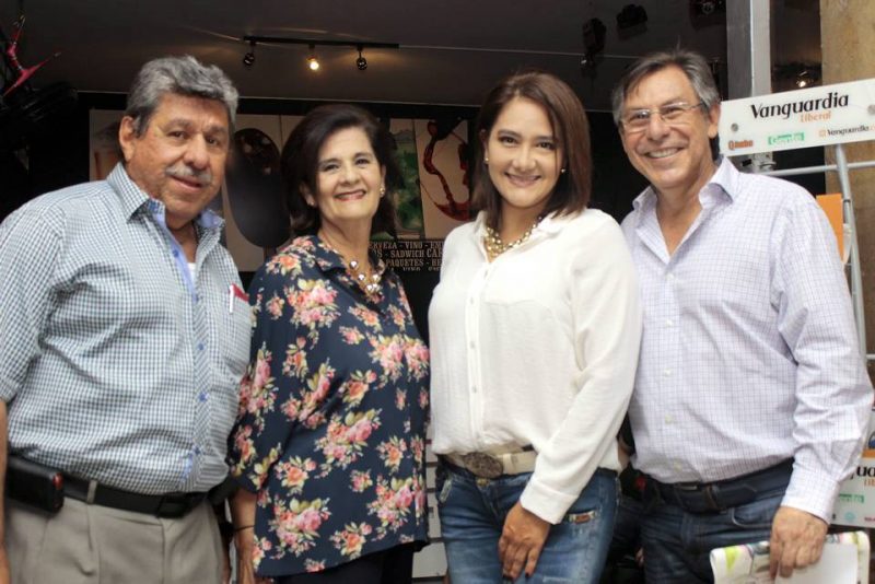 Gerardo Luna, Marlén de Peña, Claudia Peña y Joaquín González. - Fabián Hernández/GENTE DE CABECERA