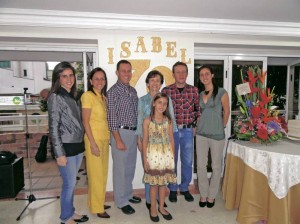 María Ximena Rueda Guerrero, Silvia Helena Guerrero Martínez, Jorge A. Guerrero Martínez, Isabel de Guerrero, Javier Andrés Guerrero Martínez, Natalia Andrea Rueda Guerrero y Silvia Juliana Rueda Guerrero.