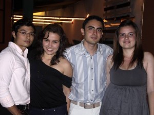 Mario Fernández, Tatiana Flechas, Andrés Felipe Prada y Diana Franco.