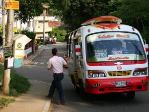 Esta es la ruta que beneficia por estos días a los habitantes de Terrazas, quienes habitualmente no tienen transporte público.