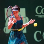 Alexandrina Naydenova, en acción en la final femenina.