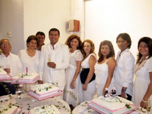 Noé Saavedra, Irma Suárez de Saavedra, Gerdo Saavedra, Chucho Saavedra, Esperanza Saavedra, Nancy Virviescas, Nohemí Saavedra, Jairo Saavedra y Miriam Saavedra.