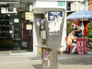 Venta de minutos en todas partes.