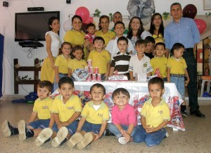 Samuel Sierra, Javier Felipe Vargas, Santiago Ahumada, Diana Sofía Avendaño, Fernanda Sarmiento, Andrés Ramírez y Juan Diego Ahumada.