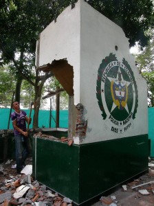 La demolición del CAI fue el fin de semana pasado.