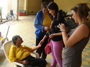 Las jóvenes estuvieron en el rodaje una semana en el centro psiquiátrico.