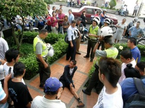 Ladrón detenido por la comunidad en Sotomayor cuando intentaba 'hacer de las suyas'.