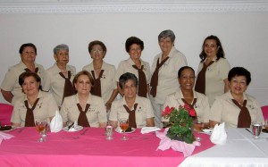 Las damas del Costurero del Niño Pobre.