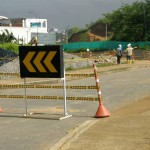 El retorno obligatorio se hace frente al conjunto residencial Serrezuela