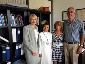 Kristin Stehouwer, Barbará Degorge, Yanira Carrillo y Sergio Torres Barrera.